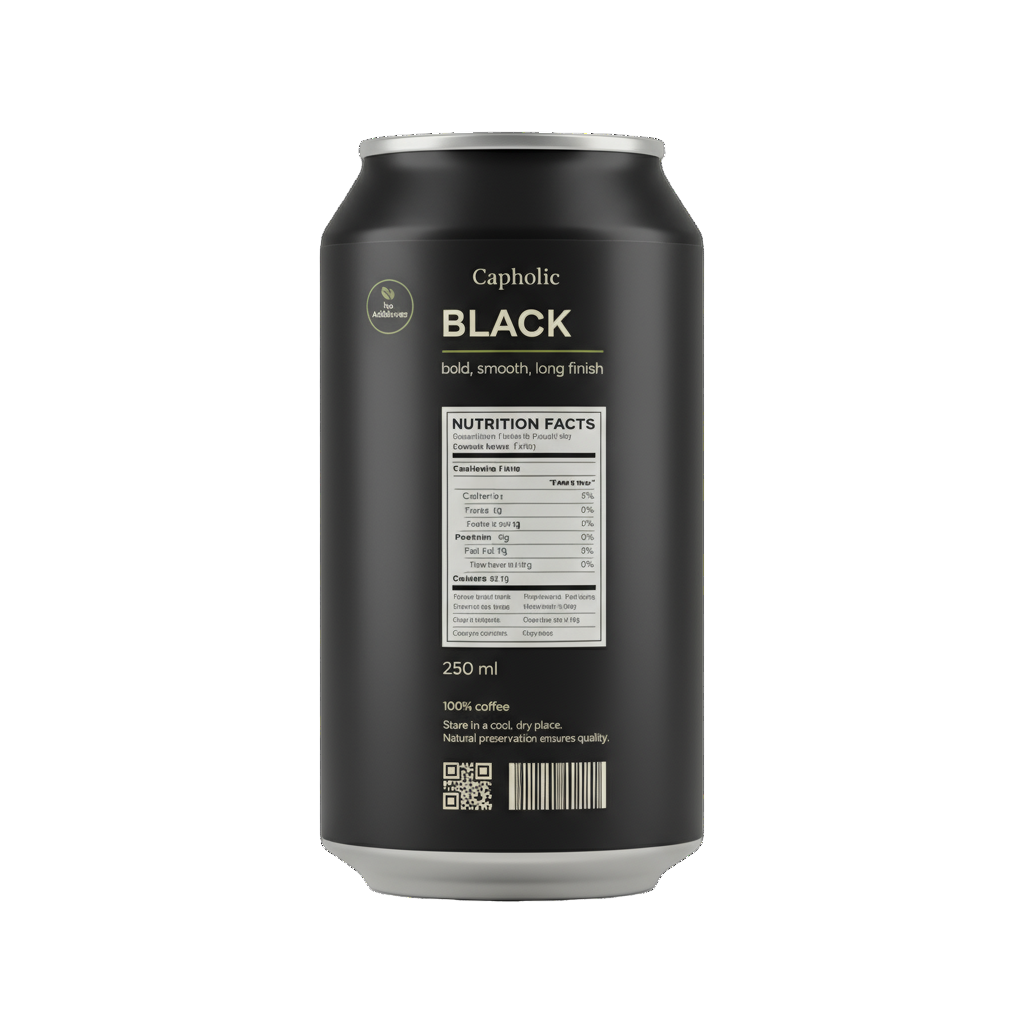 Capholic Black – Ready-to-Drink Coffee CH-R-BLK